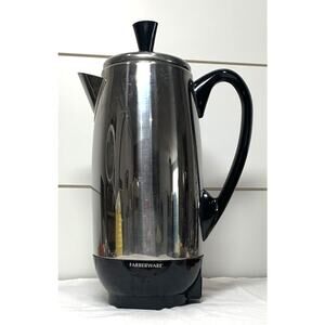 Vintage Farberware Coffee Percolator Automatic 12 Cups Excellent Clean Condition